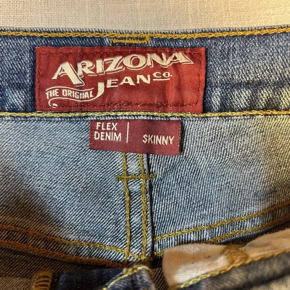 Arizona Slim Skinny Flex‎ Denim 29x34 Jeans Medium Wash